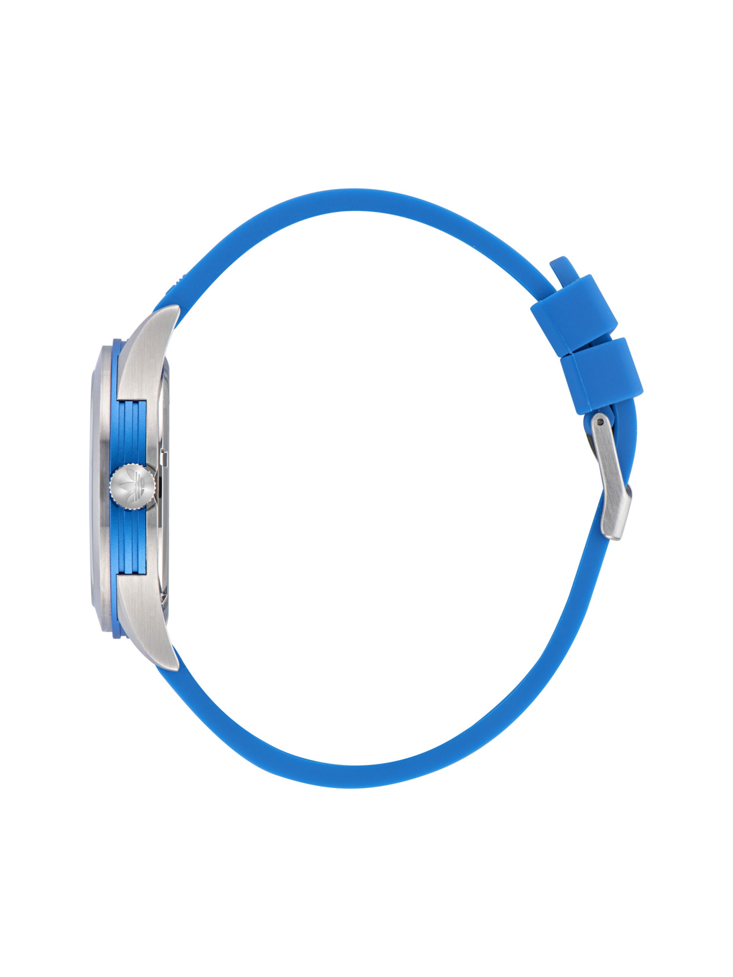 ADIDAS ORIGINALS Analoguhr 'CODE THREE' in Silber