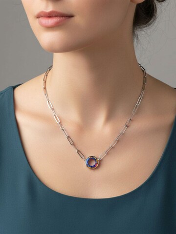 Sergio Engel Ketting 'Cosmic Kette 04 Elegante Edelstahlkette mit Cosmic-Kristall-Anhänger' in Oranje: voorkant