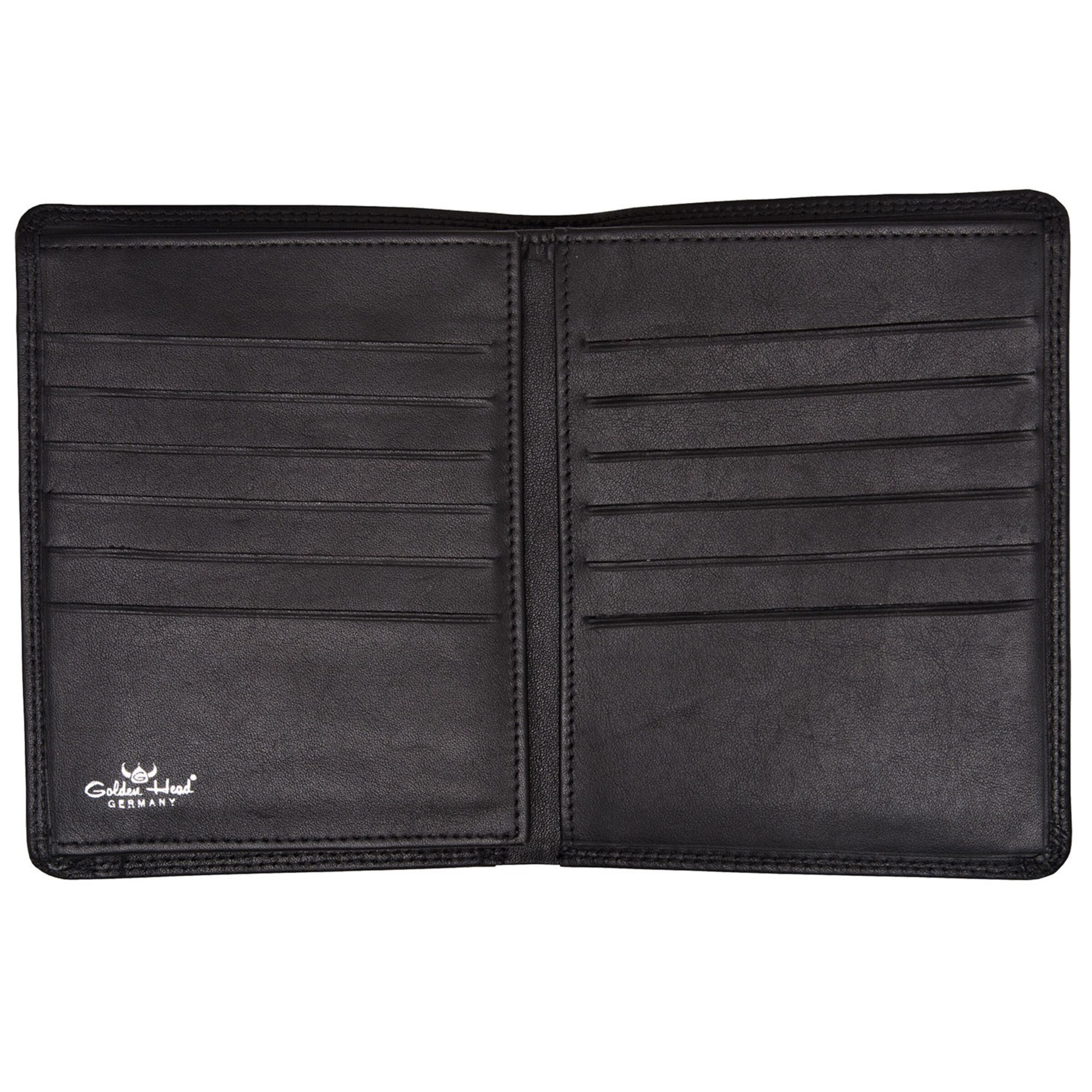 Porte-monnaies 'Polo' GOLDEN HEAD en noir