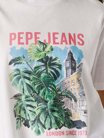 T-shirt 'Martha' Pepe Jeans en blanc