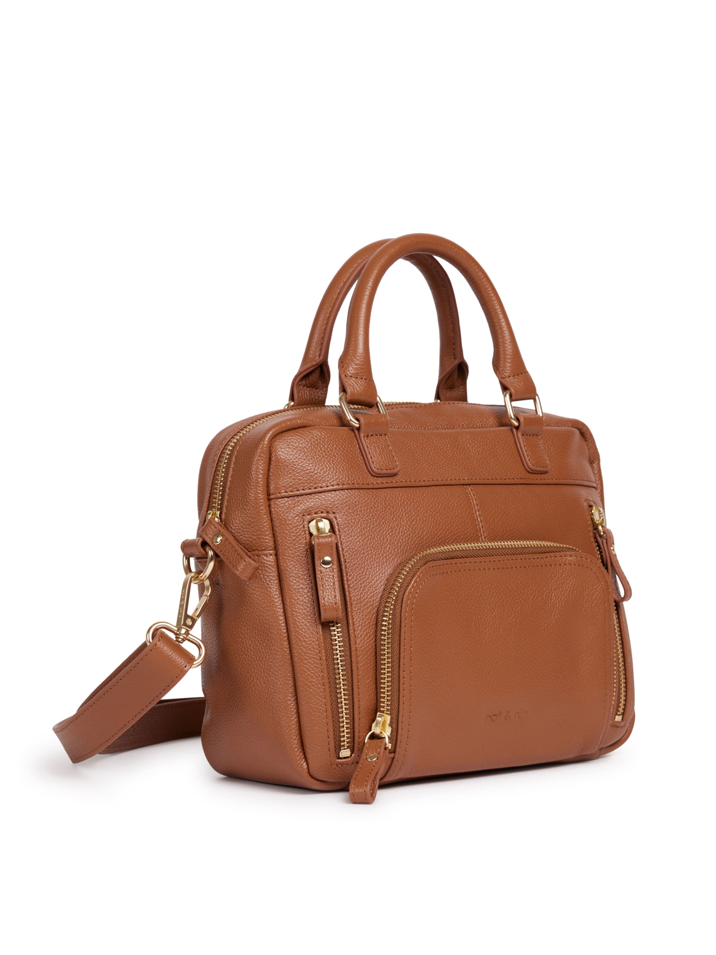 Nat&Nin Дамска чанта 'Mini Macy ' в кафяво