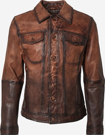 FREAKY NATION Välikausitakki 'Brownfield' värissä ruskea: etupuoli