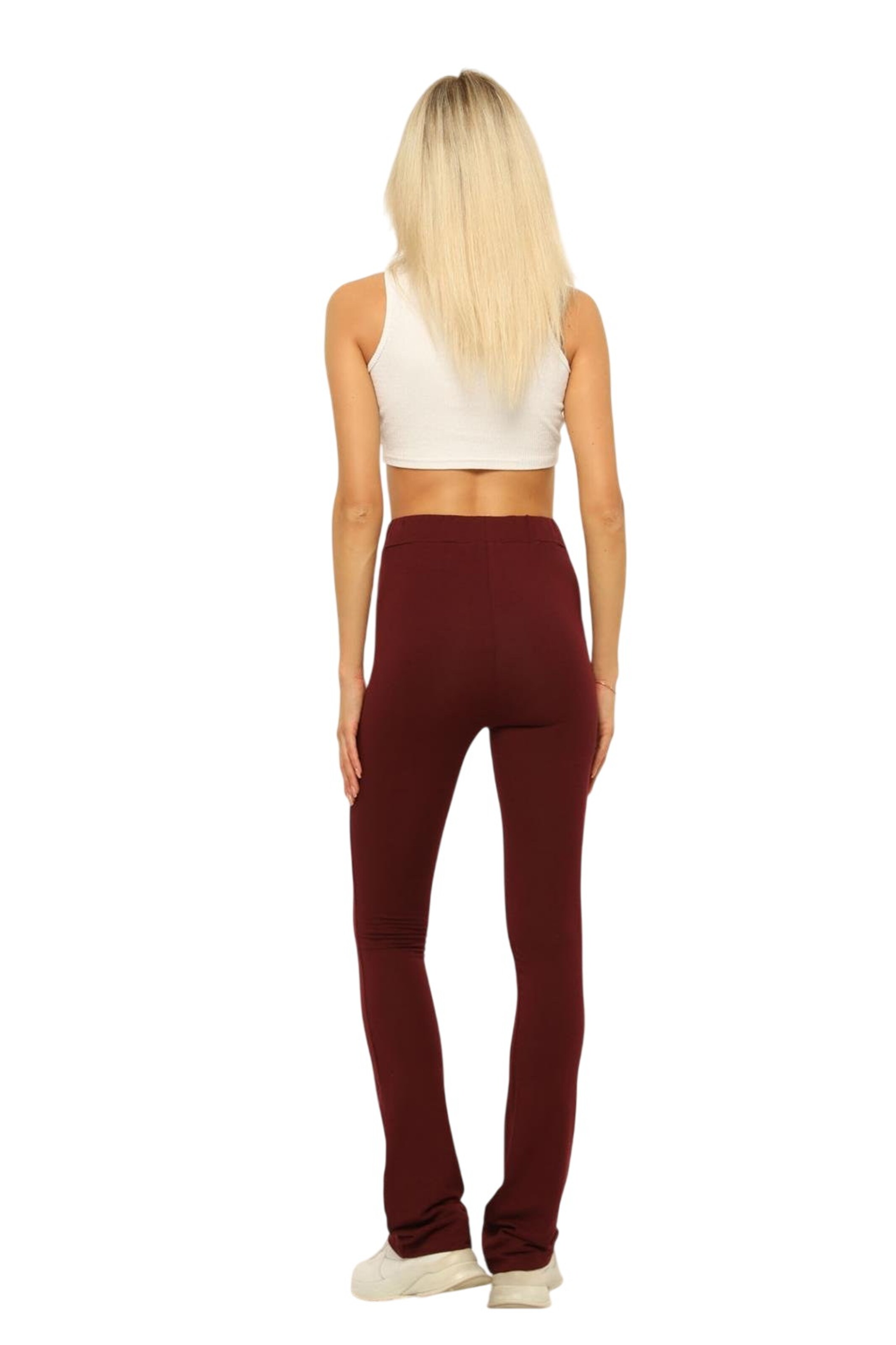 HOME STORE Flared Leggings in Rot