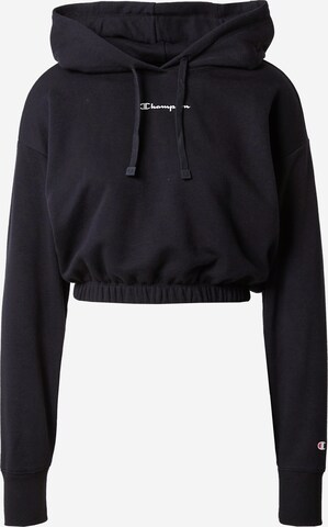 Champion Authentic Athletic Apparel Sweatshirt in Black: front