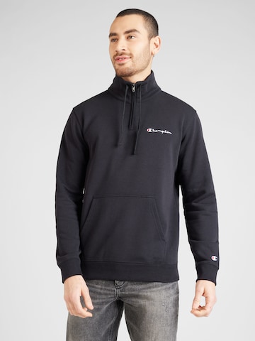 Champion Authentic Athletic Apparel Sweatshirt in Schwarz: predná strana