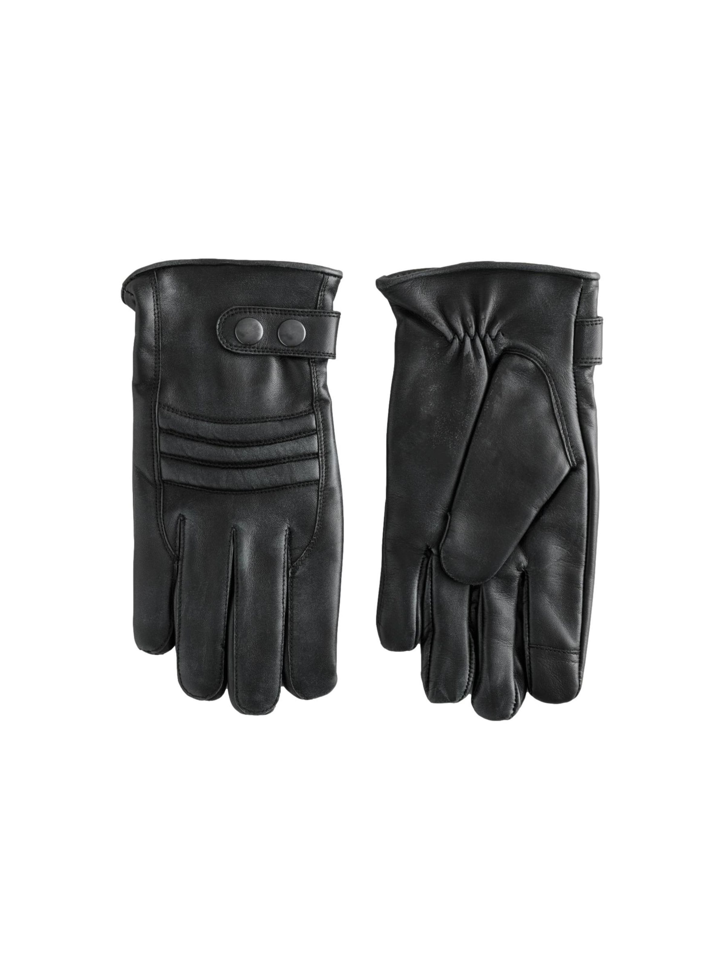 Next Fingerhandschuhe in Schwarz: Vorderseite