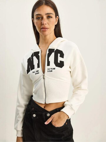 Giacca di felpa di Bianco Lucci in bianco