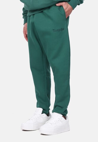 Tapered Pantaloni 'Embo V3' di Dropsize in verde