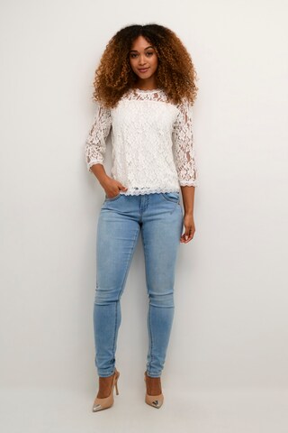 Cream Bluse 'CR Kit' i hvid