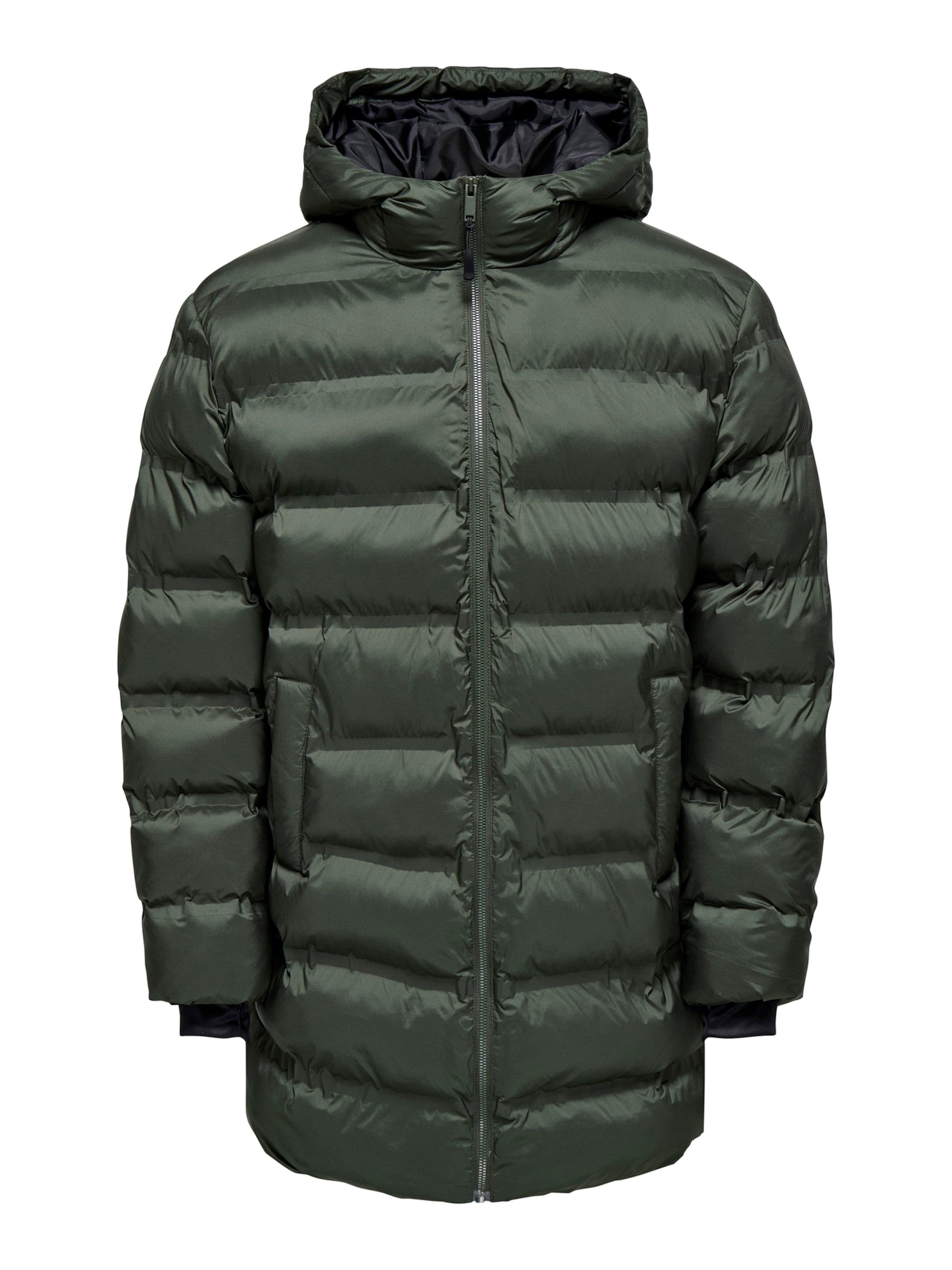 Only & Sons Välikausitakki 'ONSUNION' värissä vihreä: etupuoli