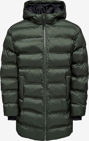 Only & SonsPrijelazna jakna 'ONSUNION' - zelena boja: prednji dio