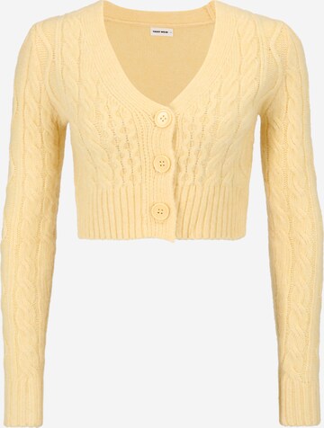 Tally Weijl Knit Cardigan in Yellow: front