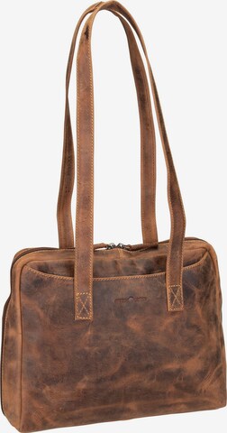 GREENBURRY Shopper in Brown: front