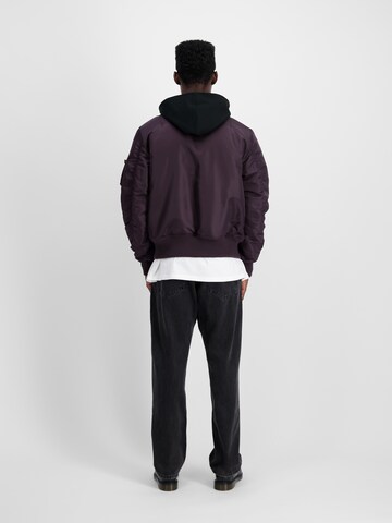 Giacca di mezza stagione 'MA-1 D-Tec' di ALPHA INDUSTRIES in lilla