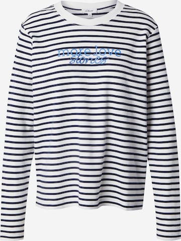 T-shirt s.Oliver en bleu : devant