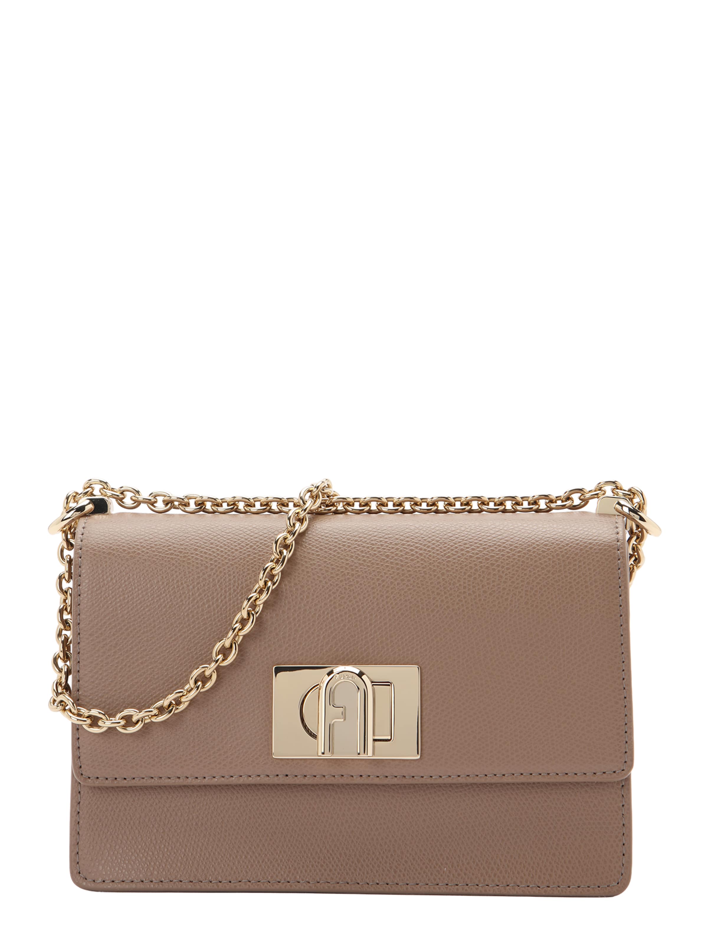 FURLA - Bolso de hombro en gris: frente