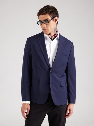 Calvin Klein Slim Fit Business-Sakko in Blau: Vorderseite