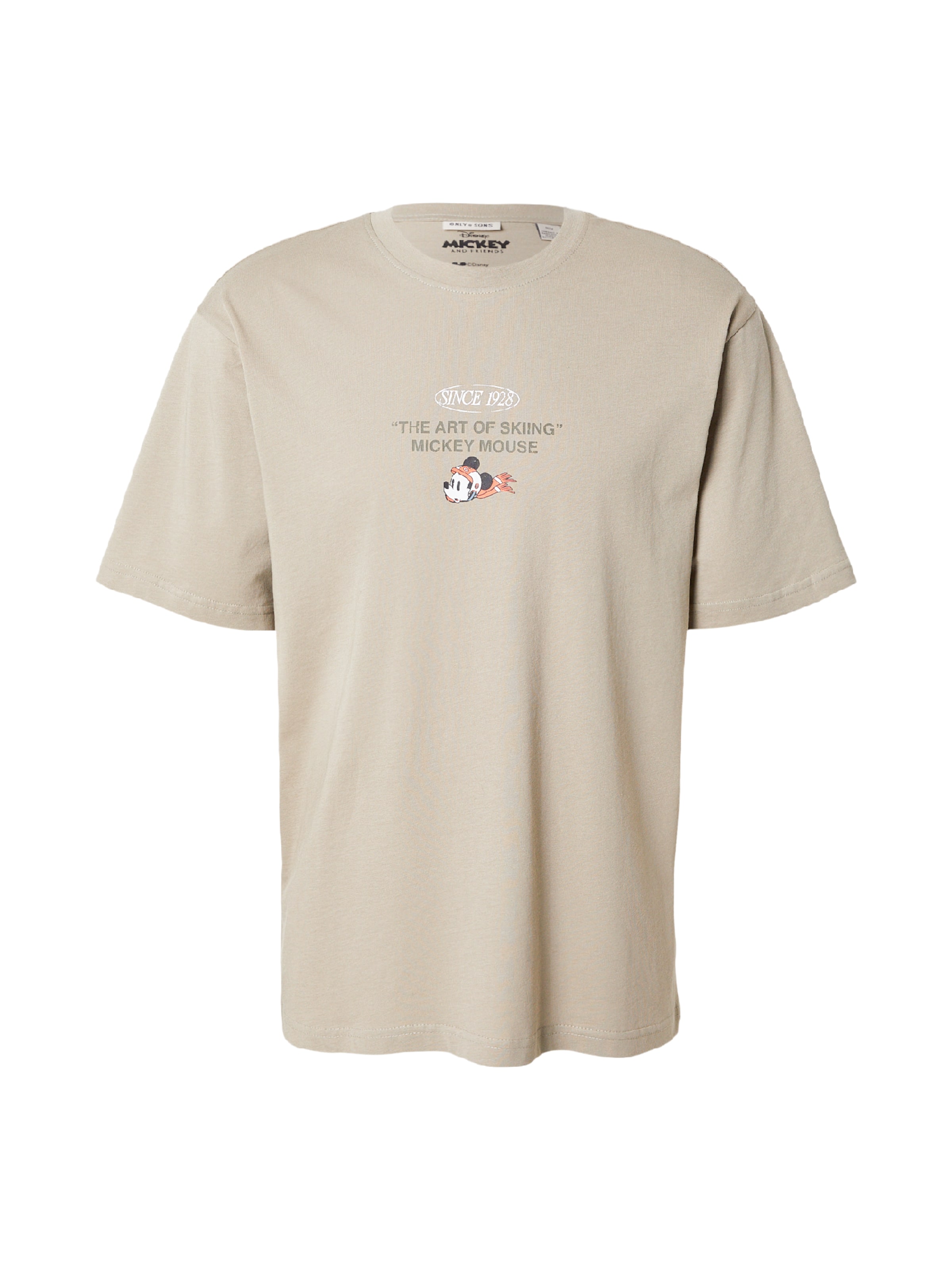 T-Shirt 'ONSMICKEY MOUSE' Only & Sons en gris : devant