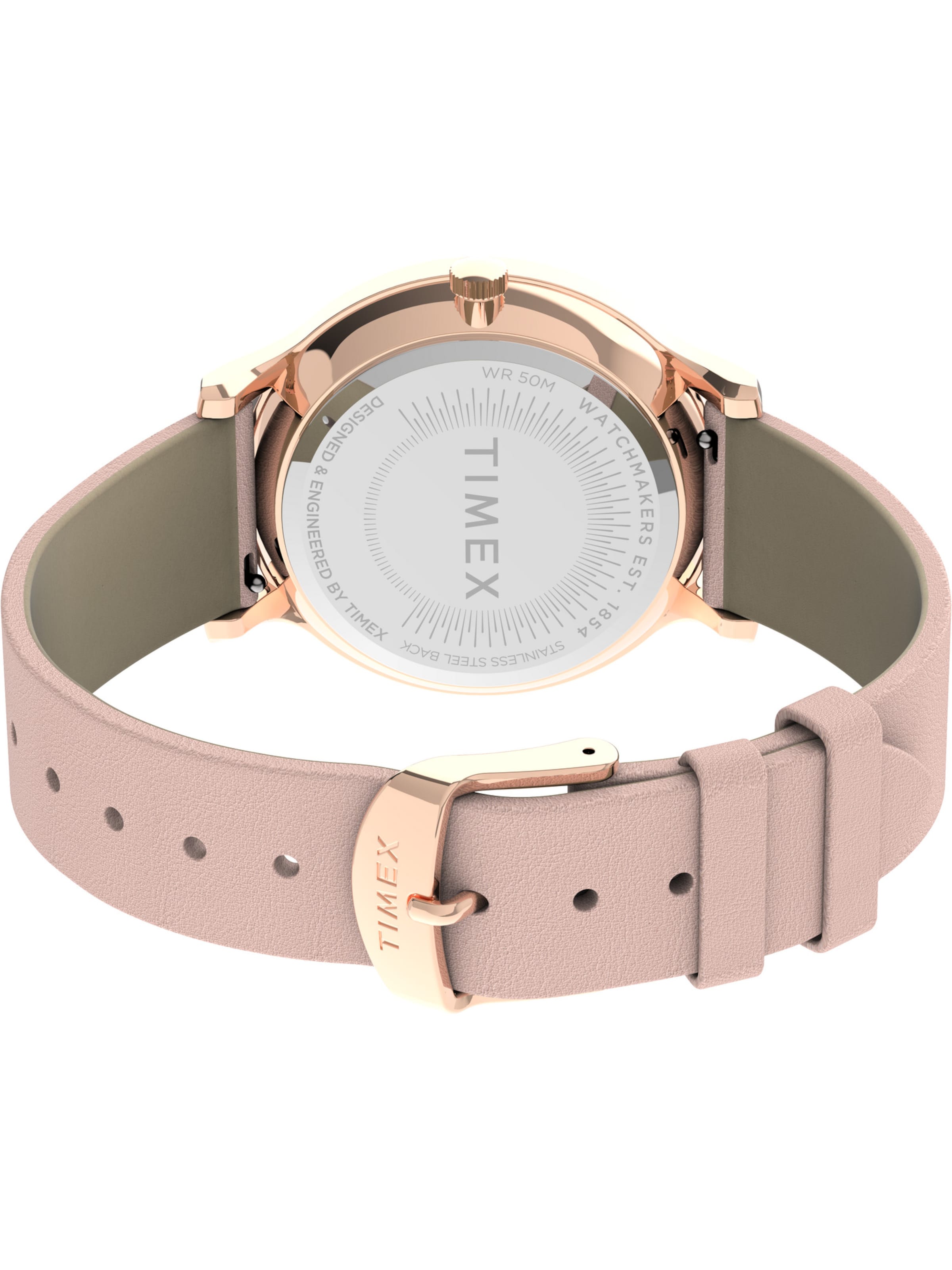 TIMEX Analog Watch 'Transcend City' in Pink