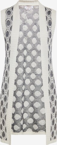 usha FESTIVAL Knitted vest in White: front