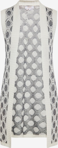 usha FESTIVALKardigan bez rukava - bijela boja: prednji dio