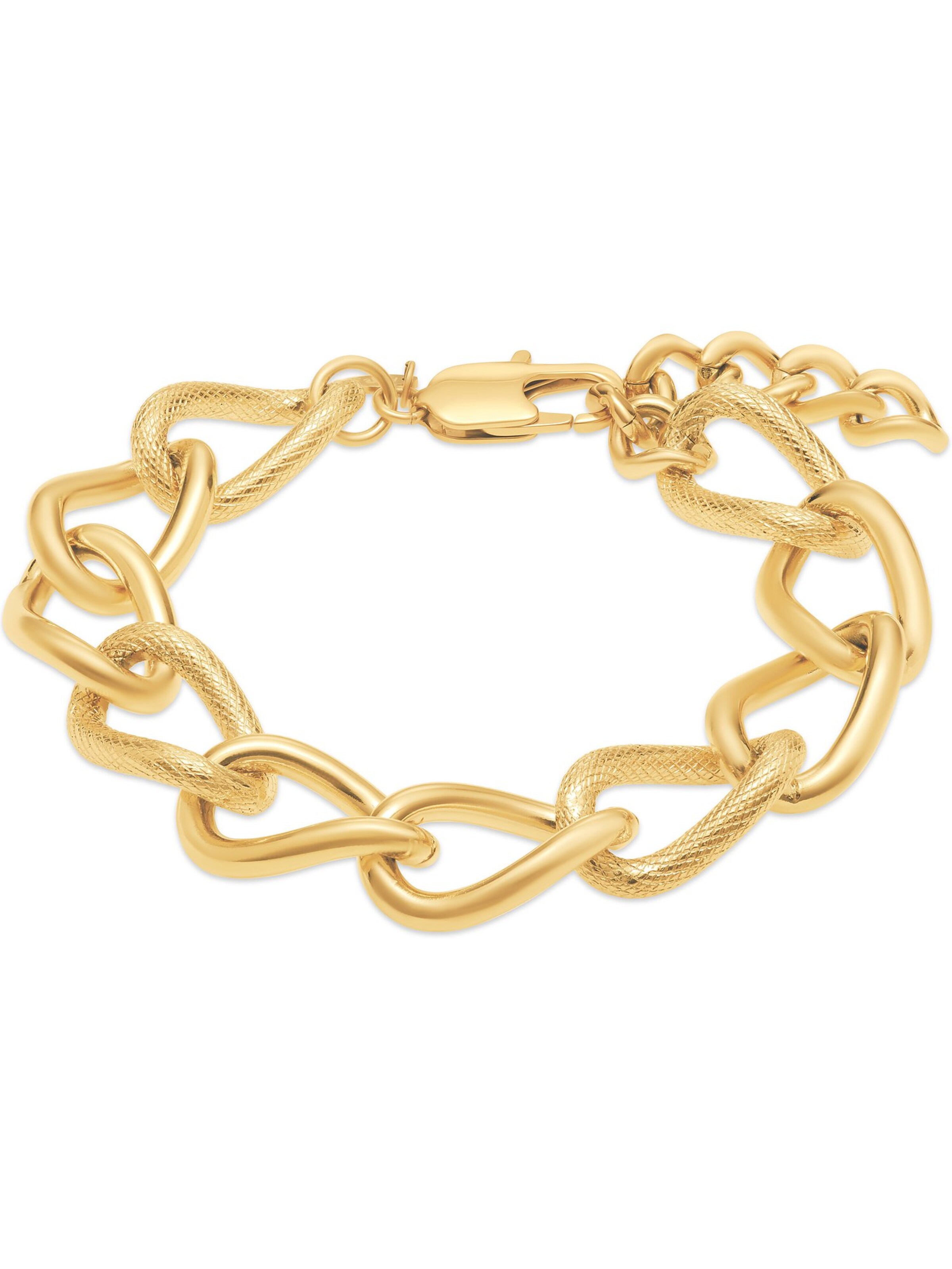 FAVS Necklace in Gold: front