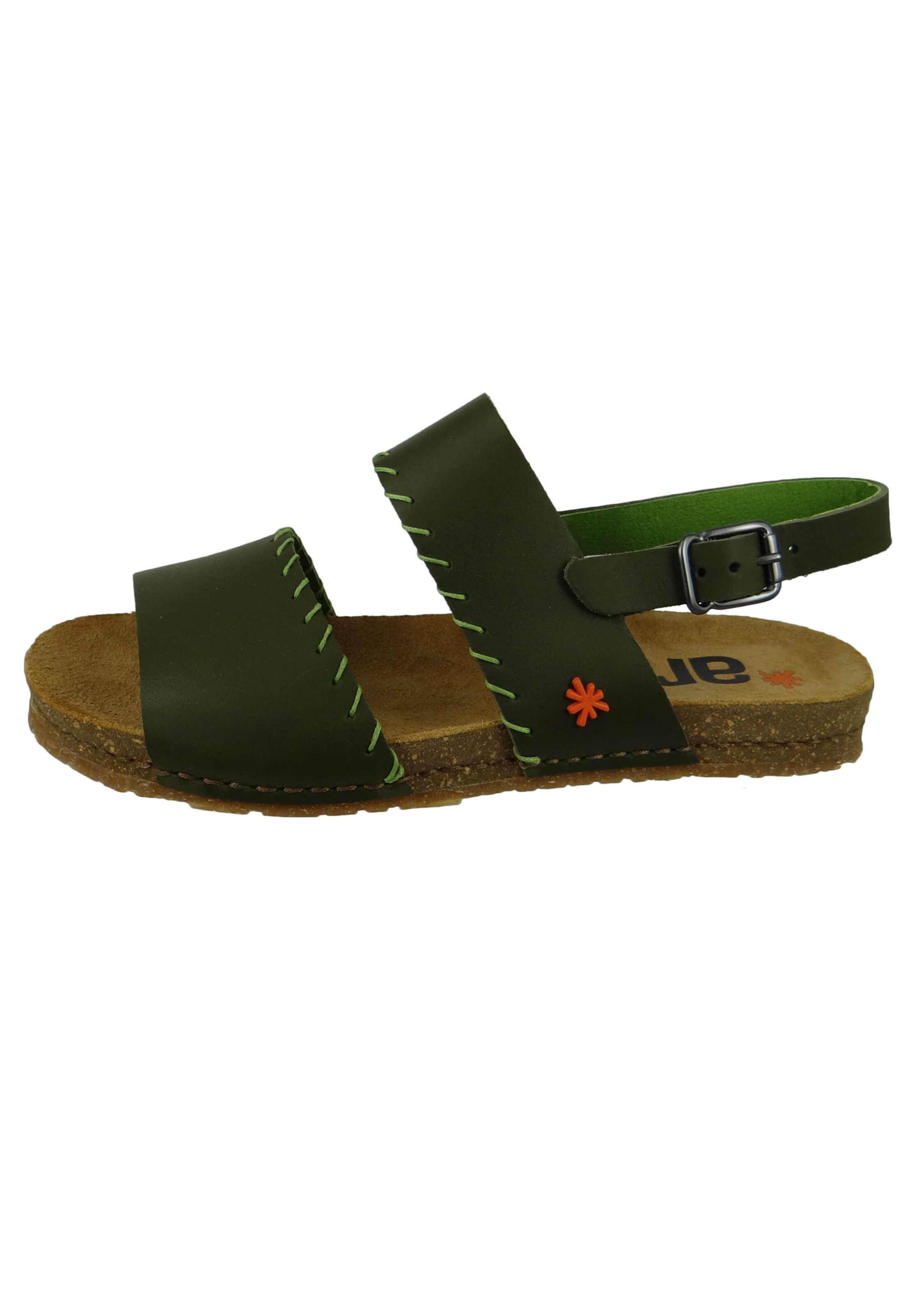 Sandales 'Creta' ART en vert