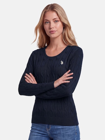 U.S. POLO ASSN. Sweater 'Sofiia' in Blue