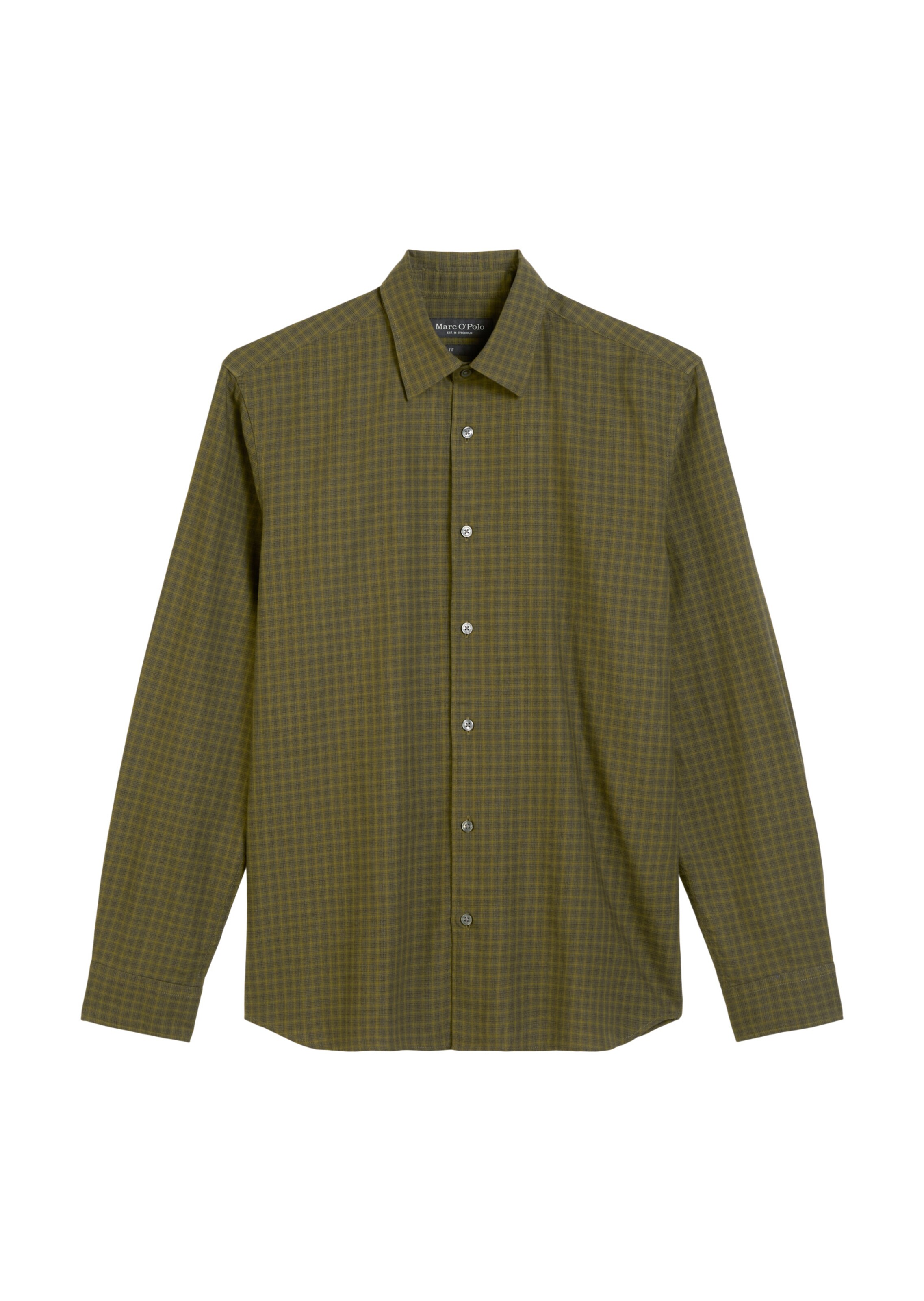 Marc O'Polo Button Up Shirt in Green: front