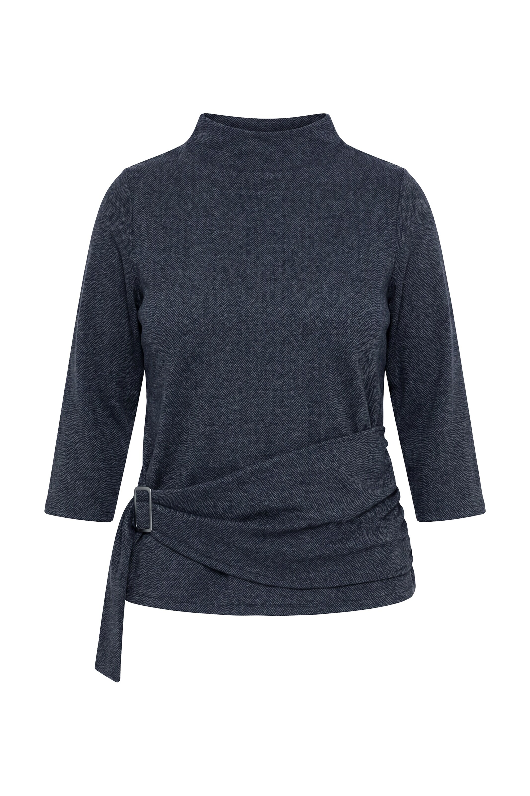 Ulla Popken Shirt in Grijs: voorkant