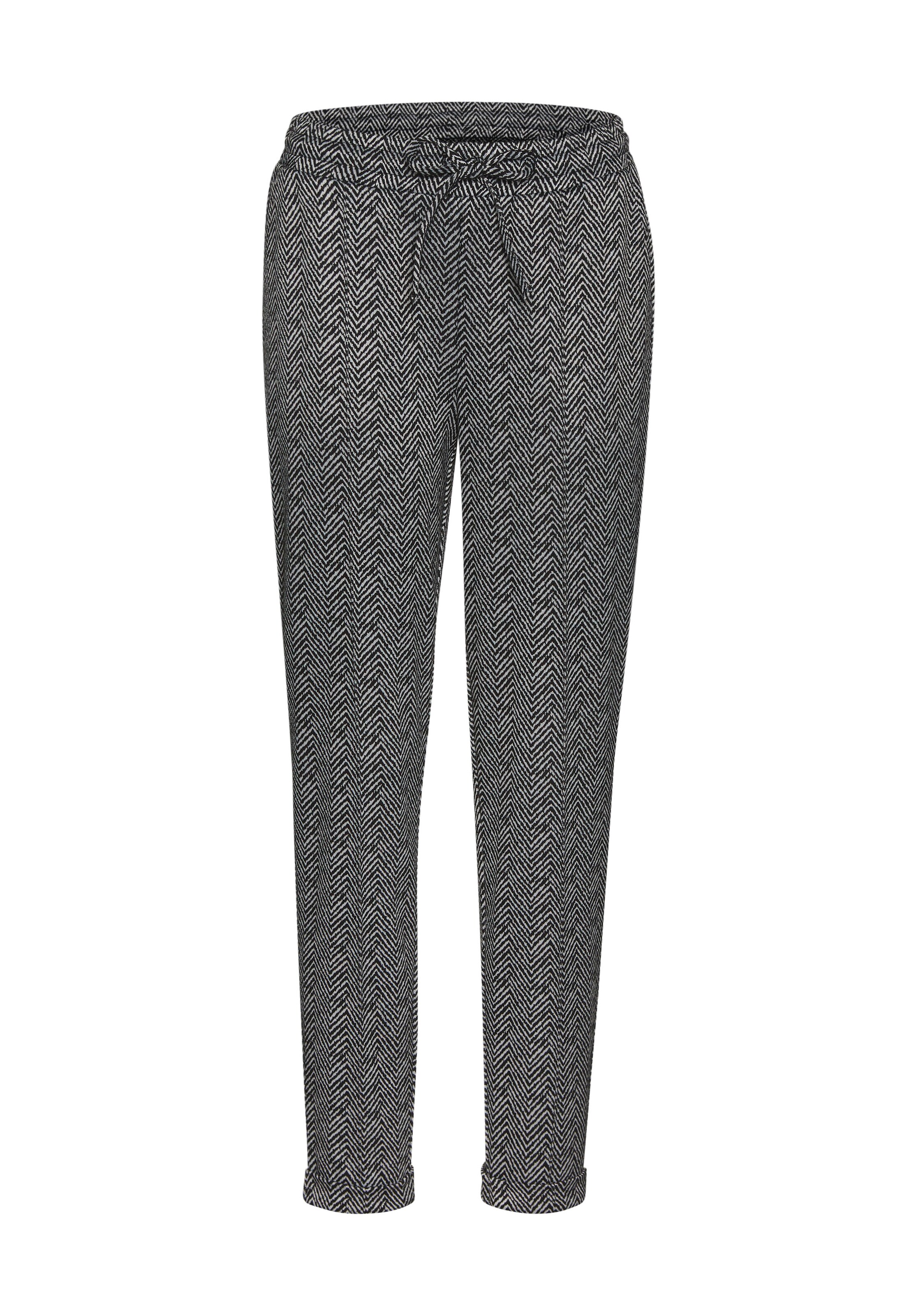 VIVANCE Slim fit Pants in Black: front