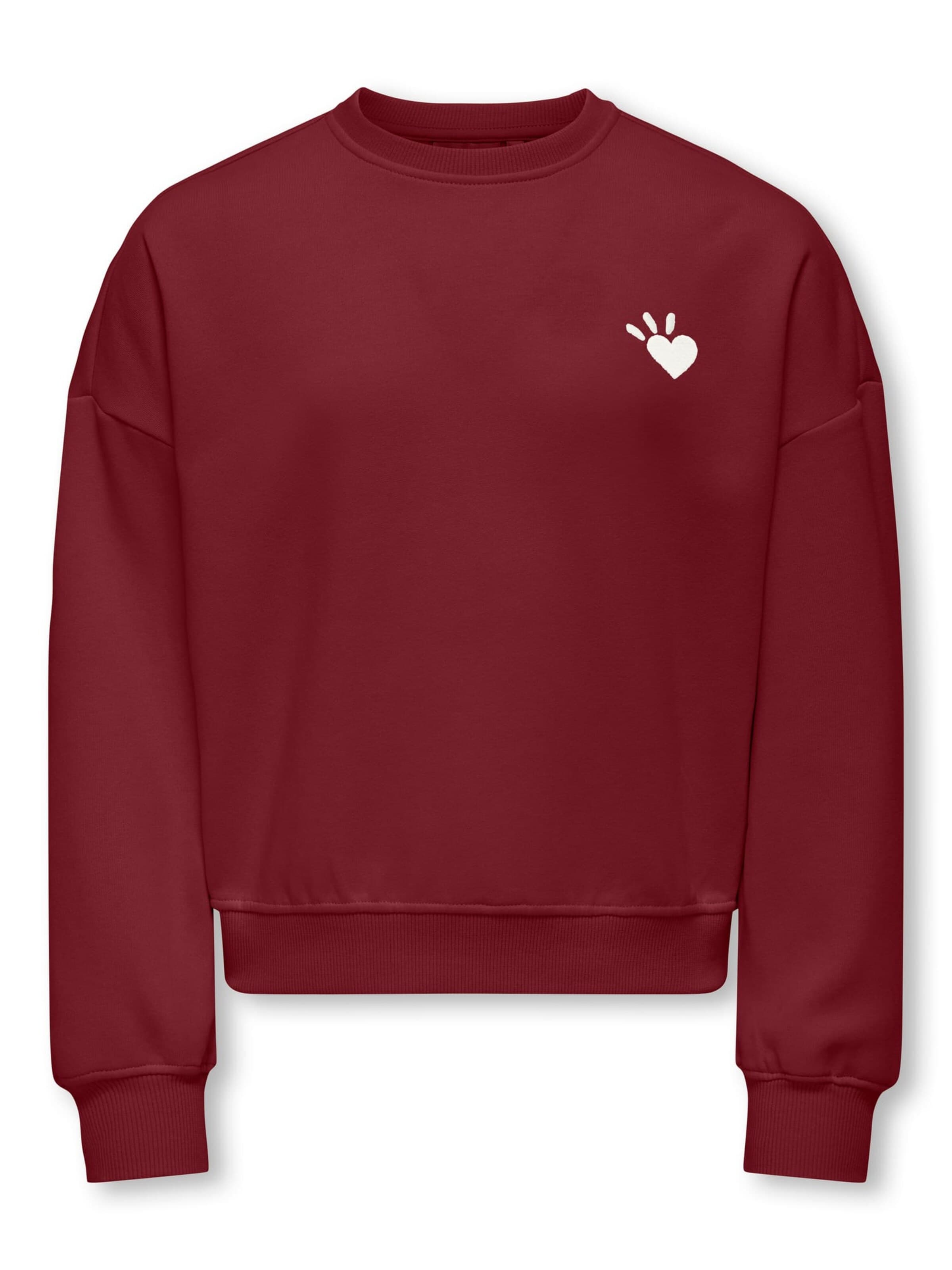ONLY Sweatshirt 'Tammie' in Red: front