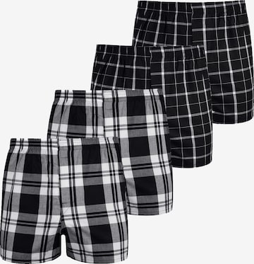 Nur Der Boxershorts ' Check ' in Schwarz: predná strana