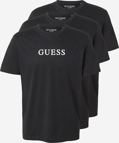 Marškinėliai iš GUESS, spalva – juoda / balta, Prekių apžvalga