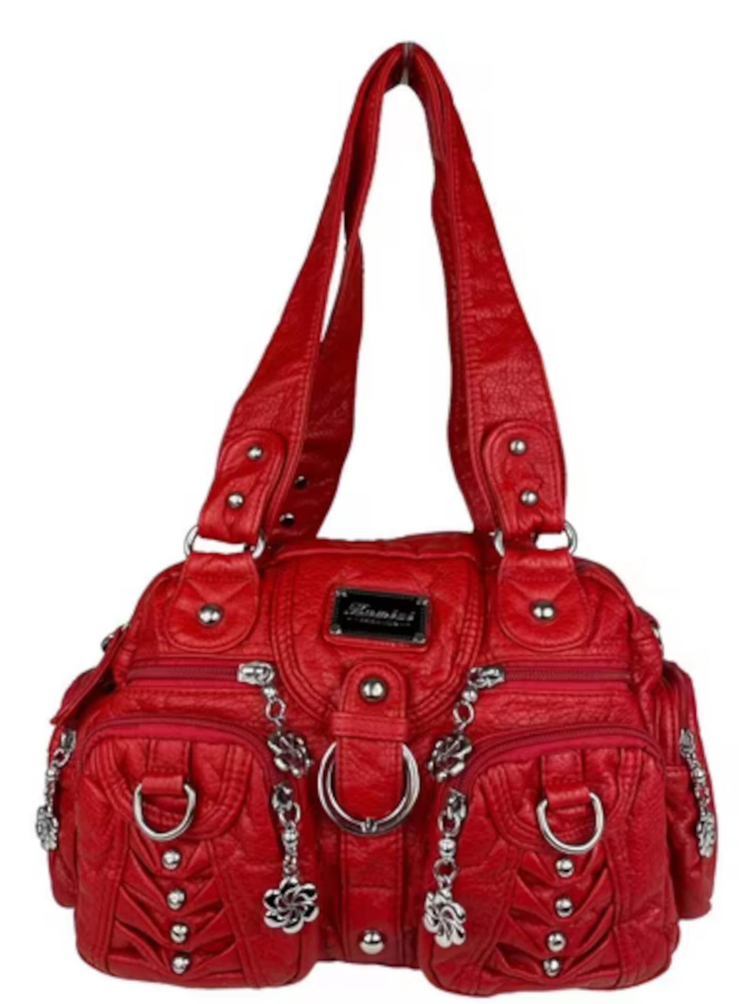 Kumixi Handbag in Red: front