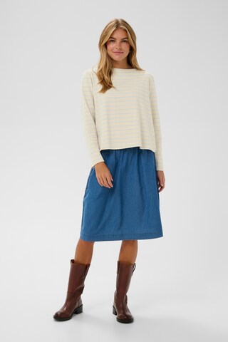 SAINT TROPEZ Blouse 'OsannaSZ' in Beige