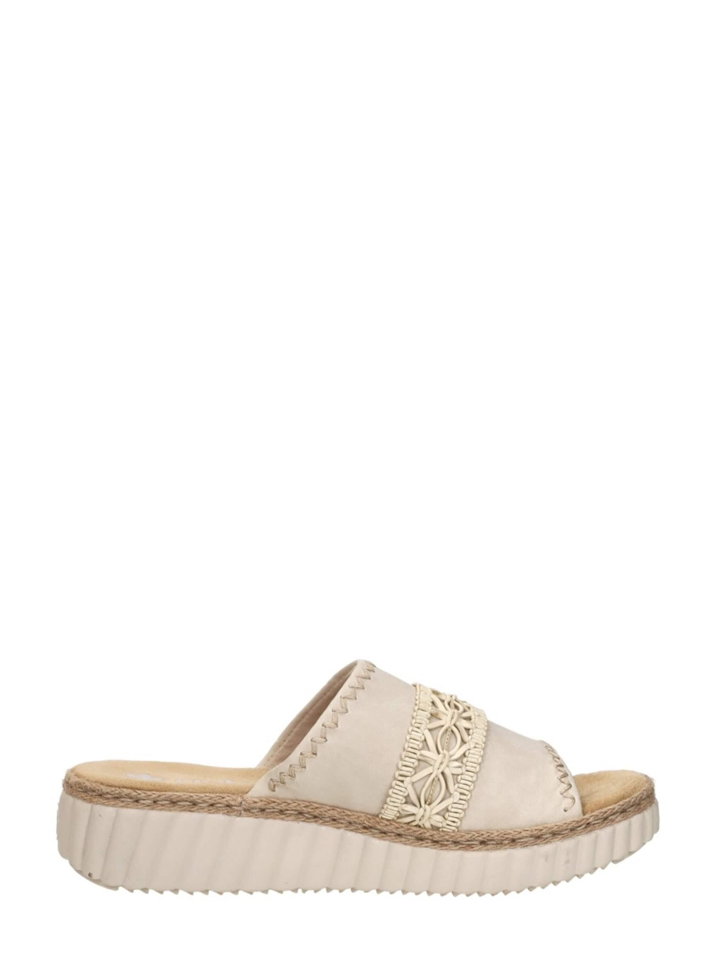 Rieker Muiltjes 'Open Teen' in Beige