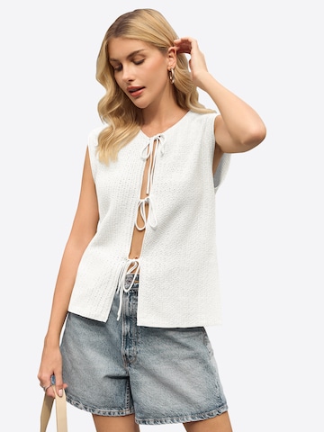 Imily Bela Вязаная жилетка в Белый