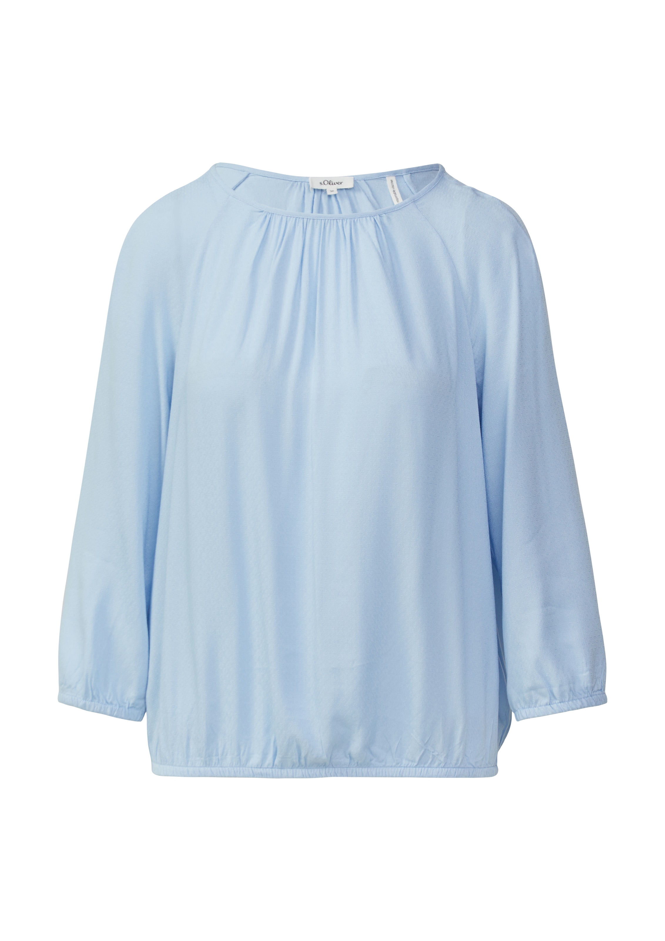 s.Oliver Blouse in Blauw: voorkant