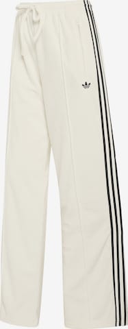 ADIDAS ORIGINALS Avar lõige Püksid 'Firebird', värv valge: eest vaates