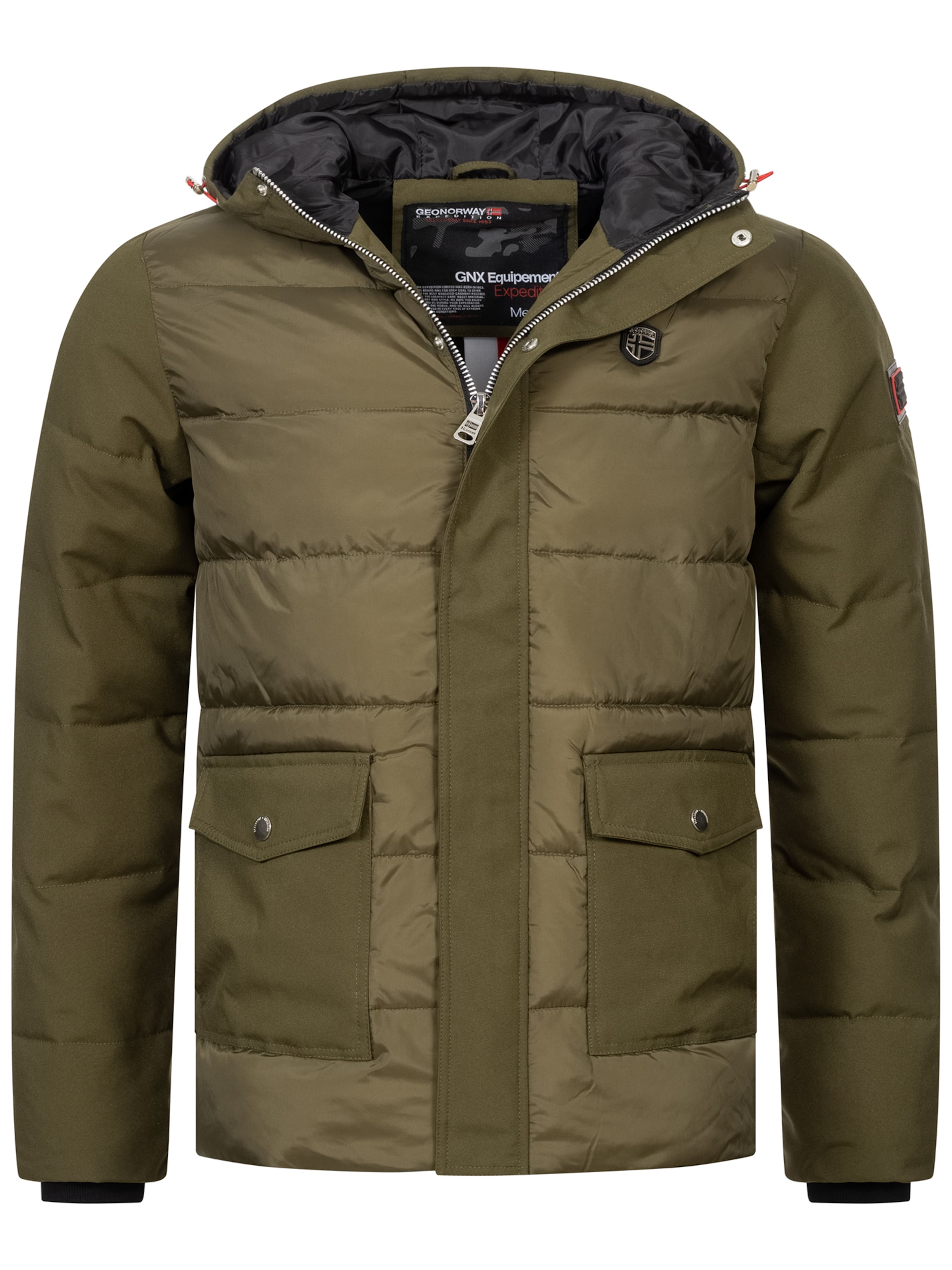 GEOGRAPHICAL NORWAY Between-season jacket in Green: front