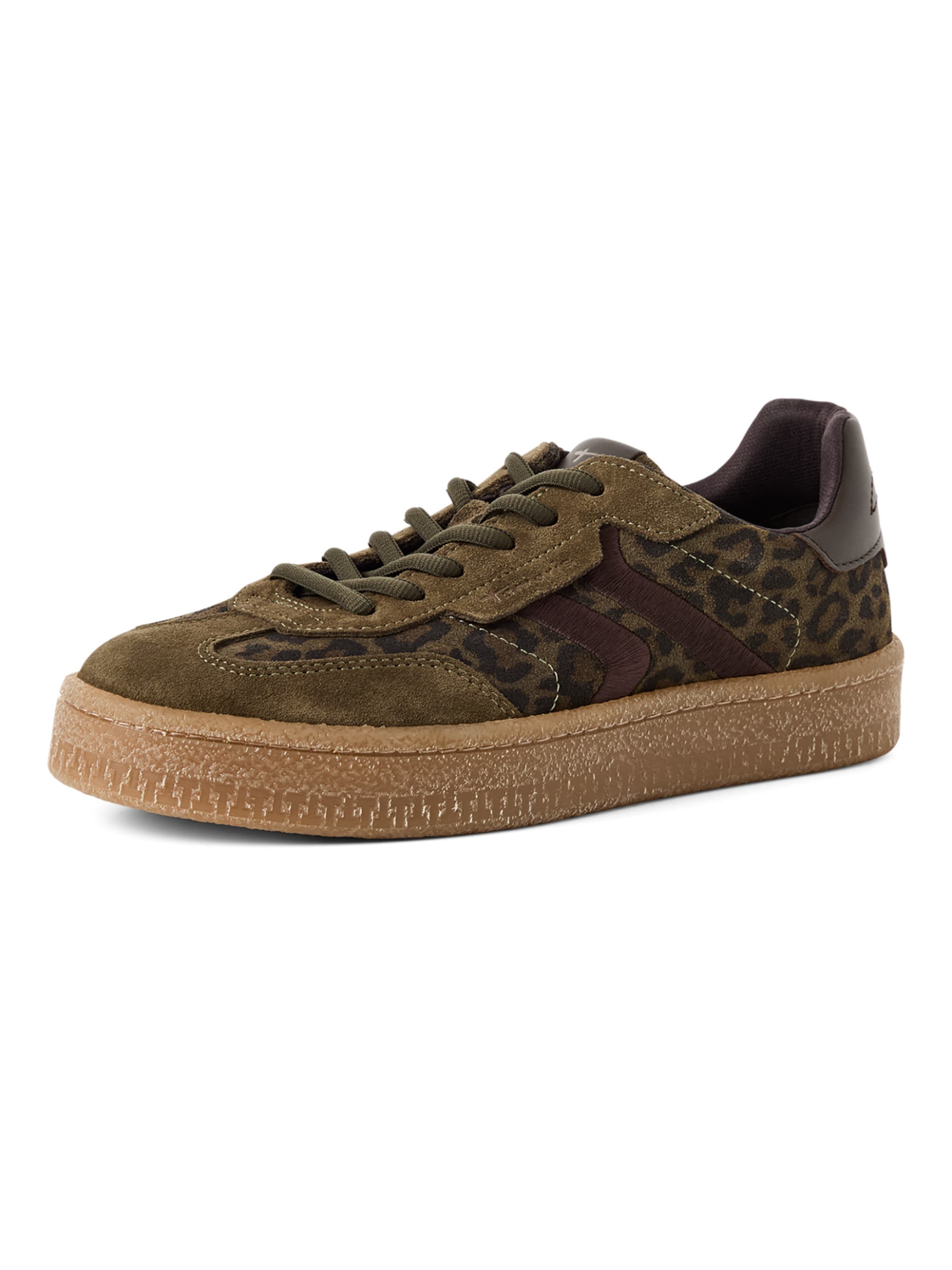 Baskets basses Tamaris en marron : devant