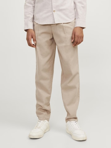 Jack & Jones Junior Regular Broek in Beige: voorkant