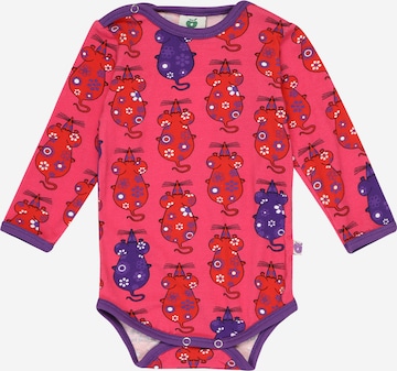 Småfolk - Pijama entero/body 'Mouse' en rosa: frente