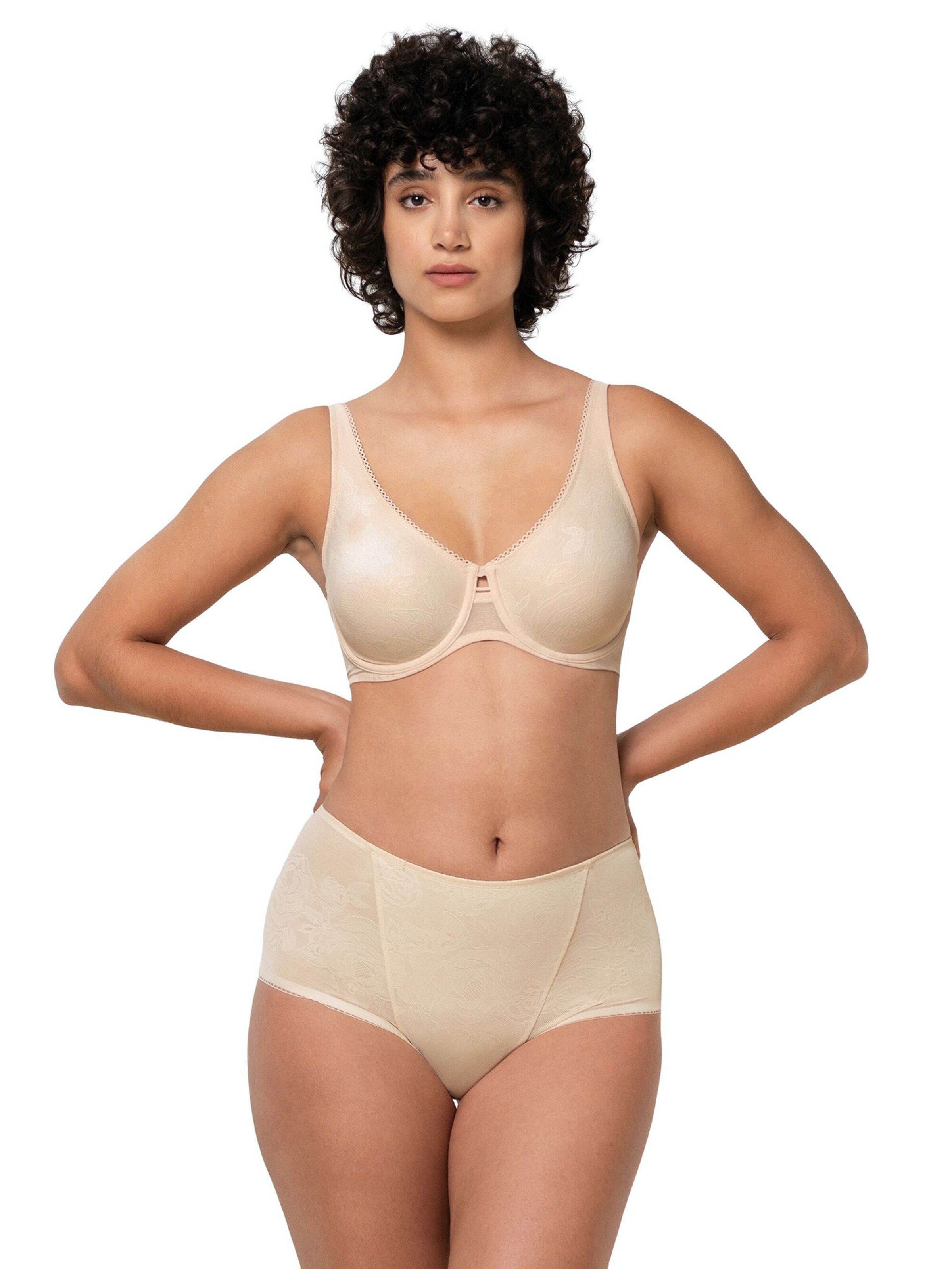 TRIUMPH Bügel-BH ' Wild Rose Sensation ' in Beige: Vorderseite