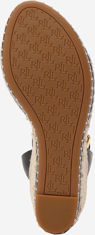 Sandalo con cinturino 'HILARIE' di Lauren Ralph Lauren in nero