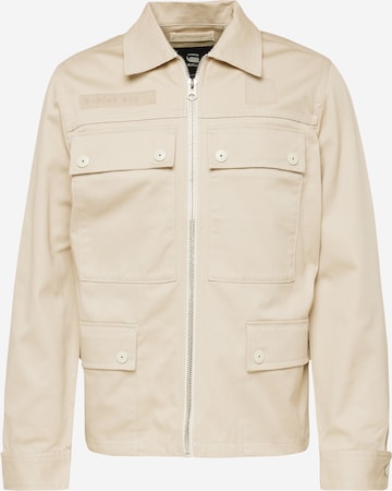 G-Star RAW Tussenjas in Beige: voorkant