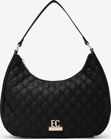 Enrico Coveri - Malas de tiracolo 'Zipline 3' em preto: frente