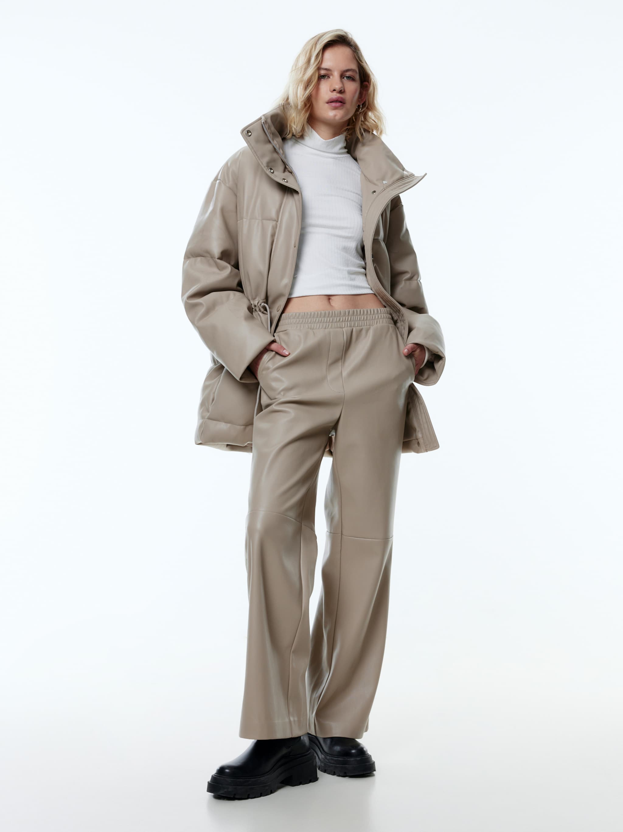 EDITED Producten Broek 'Floriane' Beige