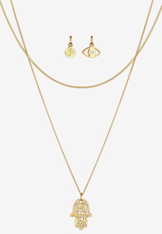 ELLI Jewelry Set 'Evil Eye, Hamsa' in Gold